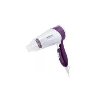 Фен Magnit RMH-1159 1600 Вт складная ручка белый/фиолетовый