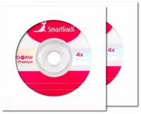 Перезаписываемый диск SmartTrack DVD-RW 4,7Gb 4x в бумажном конверте с окном, 2 шт