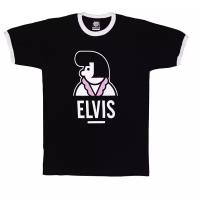 Футболка White Trash Apparel "Elvis" черная M