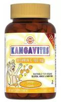 Solgar Kangavites Vitamin C (Витамин С для детей) со вкусом апельсина 100 мг 90 жев. таблеток