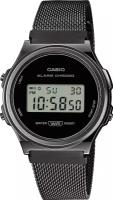 Наручные часы CASIO Collection A171WEMB-1A, черный, серебряный