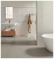 Плитка Porcelanosa Retro Studio Taupe 31.6x90 P3470900 орнамент гладкая, глянцевая изностойкая