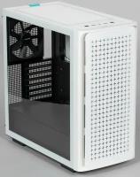 Корпус без блока питания Deepcool CK560 WH (R-CK560-WHAAE4-G-1) стеклянное боковое окно, пылевые фильтры, подсветка, белый