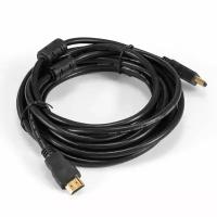 Кабель HDMI ExeGate EX-CC-HDMI-5.0F (19M /19M, 5м, v1.4b, ферритовые кольца, позолоченные контакты) EX294691RUS