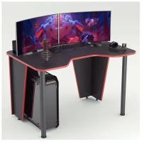 Геймерский компьютерный стол Xplace 110, черно-красный