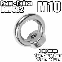 Рым - Гайка, DIN 582 - M10 (1 штук)