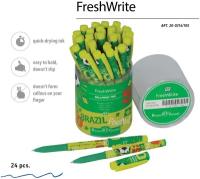 Ручка "FreshWrite. Футбол. Чемпионы. Бразилия", шариковая 0.7 ММ, синяя