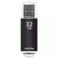 Флешка SmartBuy V-Cut USB 2.0 32 ГБ, 1 шт., черный