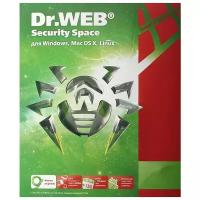 Электронная лицензия Dr. Web Security Space Комплексная защита, продление на 12 мес. на 3 ПК