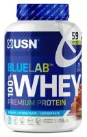 USN Bluelab 100% Whey Premium TEX (Chocolate Waffle) блюлаб 100% ВЕЙ премиум протеин со вкусом шоколадной вафли, порошок, 908 г