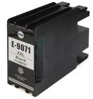 Картридж повышенной емкости для Epson WorkForce Pro WF-6090DW, WF-6590DWF (совм T9071 / T9081 10000 стр), пигментный чёрный Black, пигментный, совместимый, im. E-T907. B