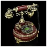 Ретро-телефон "Бабочка", 23 х 26 см, коричневый 1752179