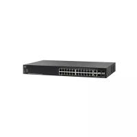 SF550X-24MP-K9-EU Коммутатор Cisco SF550X-24MP 24-port 10/100 PoE Stackable Switch