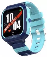 Наручные умные часы Smart Baby Watch Wonlex CT14 голубые, электроника с GPS, аксессуары для детей