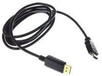 Кабель HDMI DisplayPort 1.8м Бюрократ BHP RET HDMI_DPP18 круглый черный
