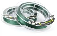 Леска плетеная Yoshi Onyx NITE x4 Dark Green, 1.0#, 0.16мм, 135м