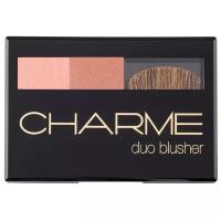 Румяна двухцветные "Duo Blusher" 05 Сливочный персик 7,5 г Charme