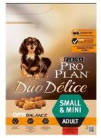 Pro Plan / Сухой корм для собак Pro Plan Duo Delice Small&Mini Adult для мелких пород с говядиной 700г 1 шт