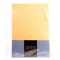 Простыня на резинке 1,5-спальная Janine Elastic 150x200см, цвет ваниль