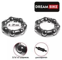 Подшипник для передней втулки Dream Bike 3/16"х7 шариков, d-24.6 мм, комплект 2 шт