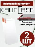 Прозрачное стекло без рамки Комплект 2 шт на ZTE Blade A3 2020 NFC (5.45")