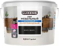 Лак для мебели Luxens акриловый цвет венге полуглянцевый 0.9 л