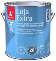 Краска для стен и потолков, Tikkurila Luja Extra, полуматовая, база А, белая, 2,7 л