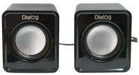 Колонки DIALOG Colibri AC-02UP, черные, 2.0, 6W, питание от USB