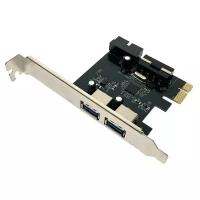 Контроллер Espada PCI-E USB 3.0 2+2 порта PCIeUSB2-2