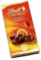 Шоколад молочный Lindt Cointreau с жидким наполнителем куантро 100 гр (Финляндия)