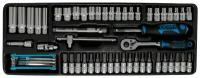 Licota ACK-384002 Набор торцевых головок 1/4" в ложементе, 51 пр