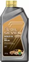 Синтетическое моторное масло S-OIL SEVEN GOLD#9 C3 5W-30, 1 л