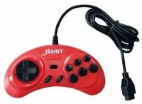 Джойстик для Hamy (Sega) 16 bit Turbo (красный)