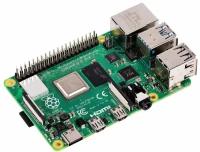 Raspberry Pi 4 Model B (RA545) Retail, 4GB RAM, Broadcom BCM2711 Quad core Cortex-A72 (ARM v8) 64-bit SoC@ 1.5GHz CPU, WiFi, Bluetooth, 40-pin GPIO, 2x USB 3.0, 2xUSB 2.0,2x micro-HDMI,USB-C 5V Power разъем (RASP4448) (931182)