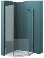 Душевой уголок Belbagno KRAFT-P-1-90-C-Cr-R