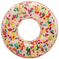 Круг надувной INTEX Sprinkle Donut Tube (Пончик с посыпкой), от 9 лет, 25см