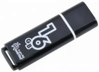 Память Flash USB 16 Gb Smart Buy Glossy series Black