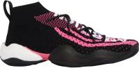 Кроссовки adidas, беговые, перфорированные, размер 3.5 UK, черный, розовый