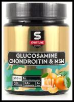 SportLine Nutrition Glucosamine & Chondroitin & MSM Powder 300 гр. Мандарин