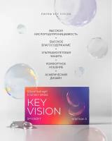 Контактные линзы KEY VISION мягкие дышащие, 6шт., R 8,6, D -3.25