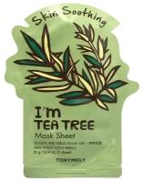 Тканевая маска для лица с экстрактом чайного дерева Tony Moly I'm Real Tea Tree Mask Sheet 21ml