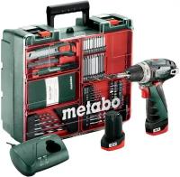 Аккумуляторная дрель-шуруповерт Metabo PowerMaxx BS Basic Set 600080880