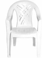 Кресло пластиковое Стандарт Пластик Престиж-2 84 x 60 x 66 см белое