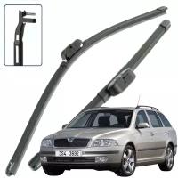 Дворники Skoda Octavia (2) A5 Шкода Октавия 2004 2005 2006 2007 2008 бескаркасные 600-480