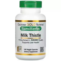 Milk Thistle Extract, EuroHerbs, 175 mg, 180 капсул