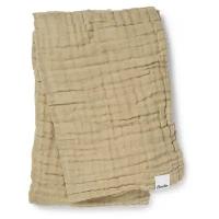 Elodie Муслиновый плед-одеяло Pure Khaki, 100х110 см