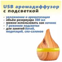 Аромадиффузор Pivoca USB (мини автоматический увлажнитель) светлый