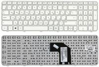 Клавиатура для ноутбука HP Pavilion G6-2316sr белая с рамкой