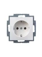 Розетка ABB 2CKA002013A5278 basic55, 16 А, с защитной шторкой, с заземлением