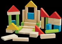 Деревянные кубики Plan Toys «40 цветных блоков»